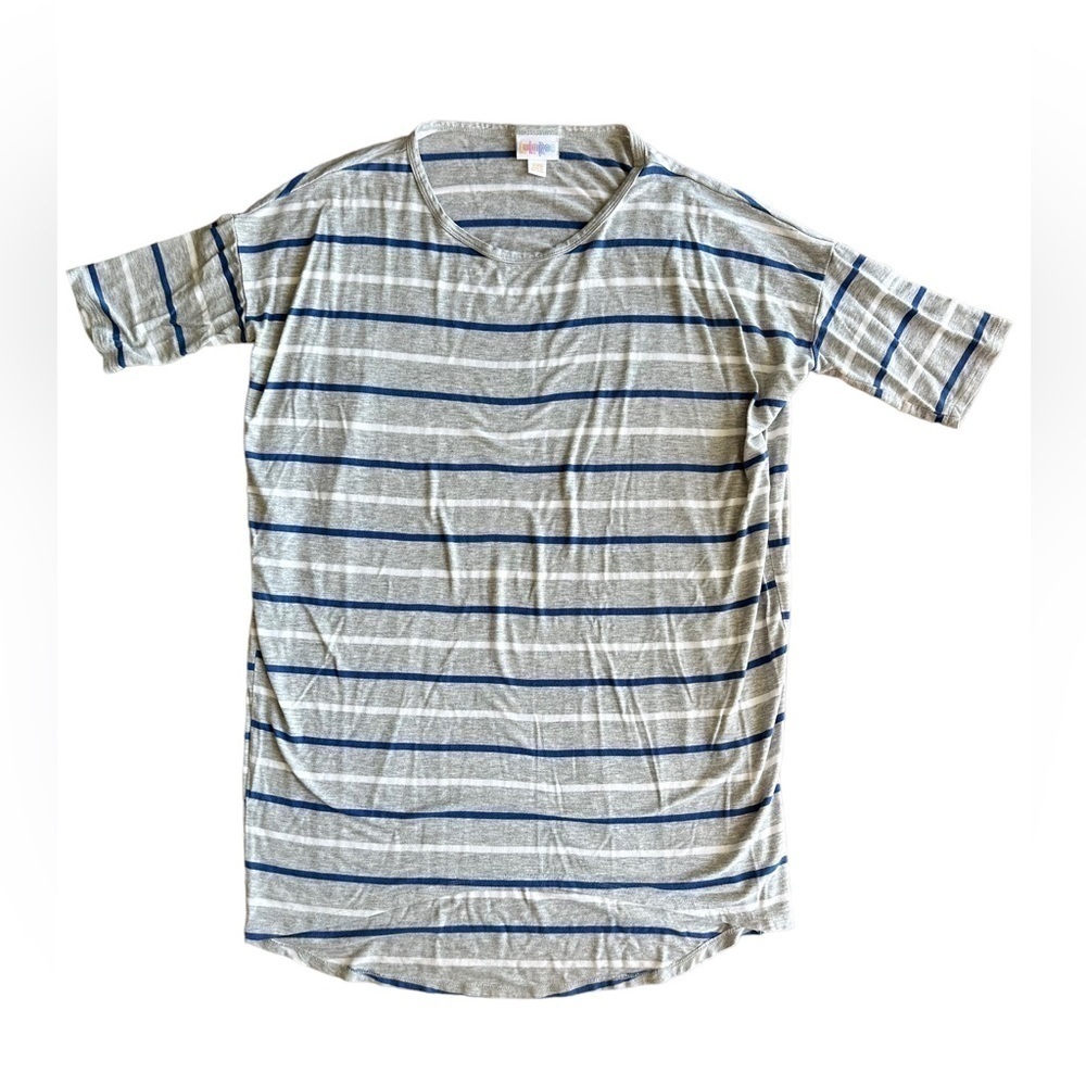 LuLaRoe short sleeve striped top size XXS - Picture 3 of 5